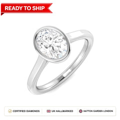 Lab grown diamond earring