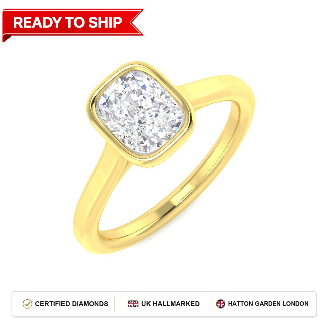 Lab grown diamond earring