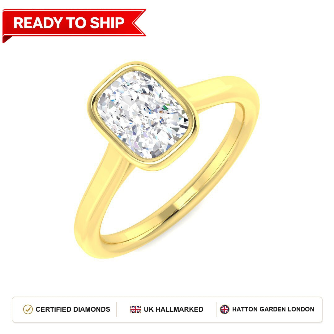 Lab grown diamond earring