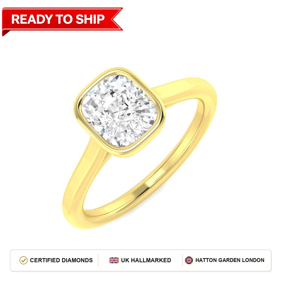 Lab grown diamond earring