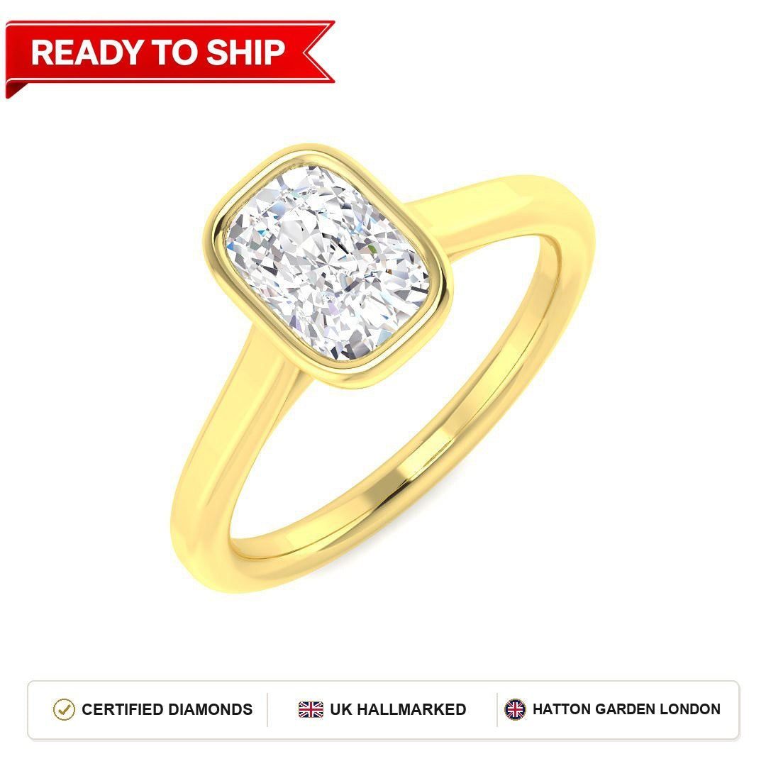 Lab grown diamond earring