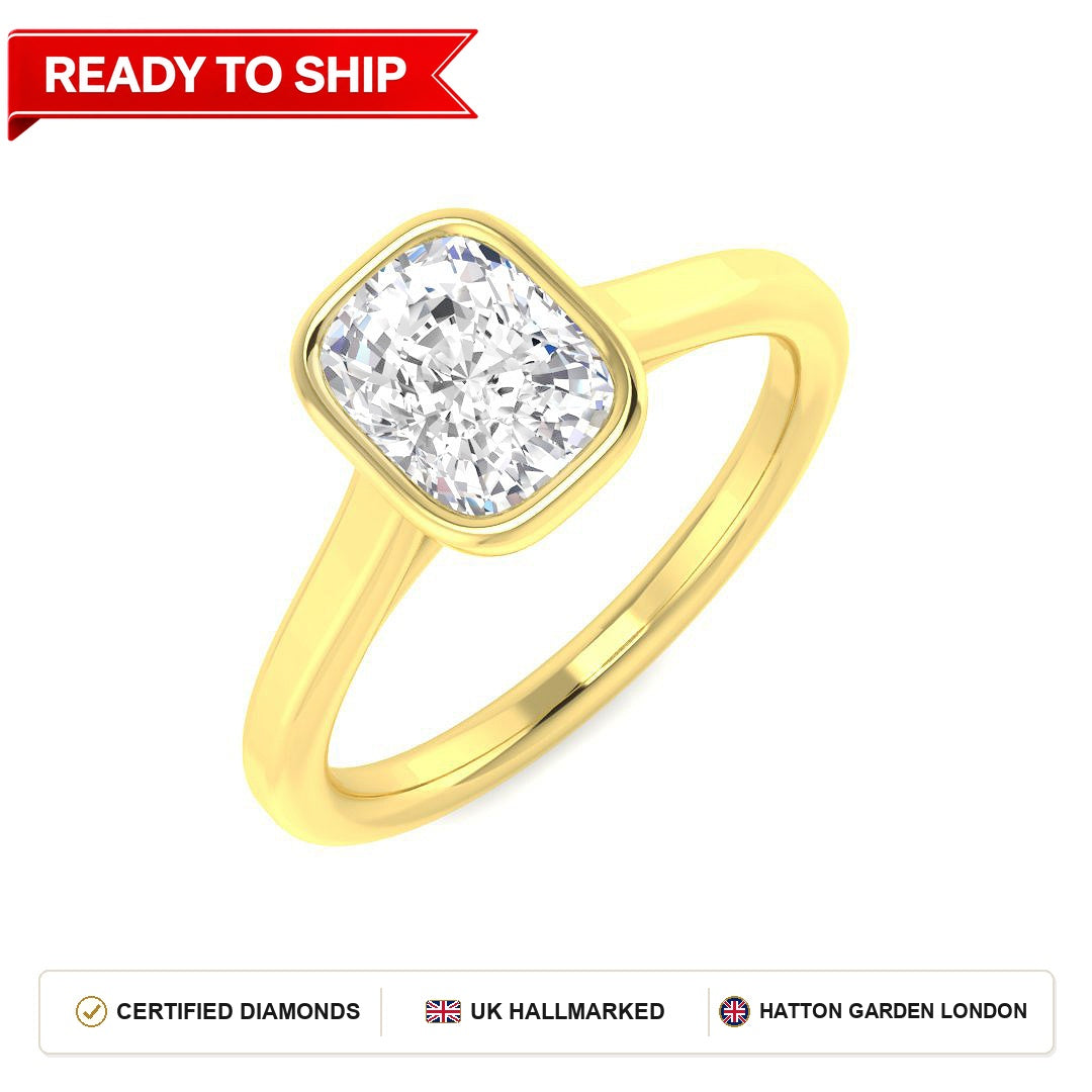 Lab grown diamond earring