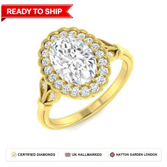 Lab grown diamond earring