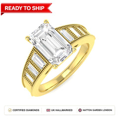 Lab grown diamond earring