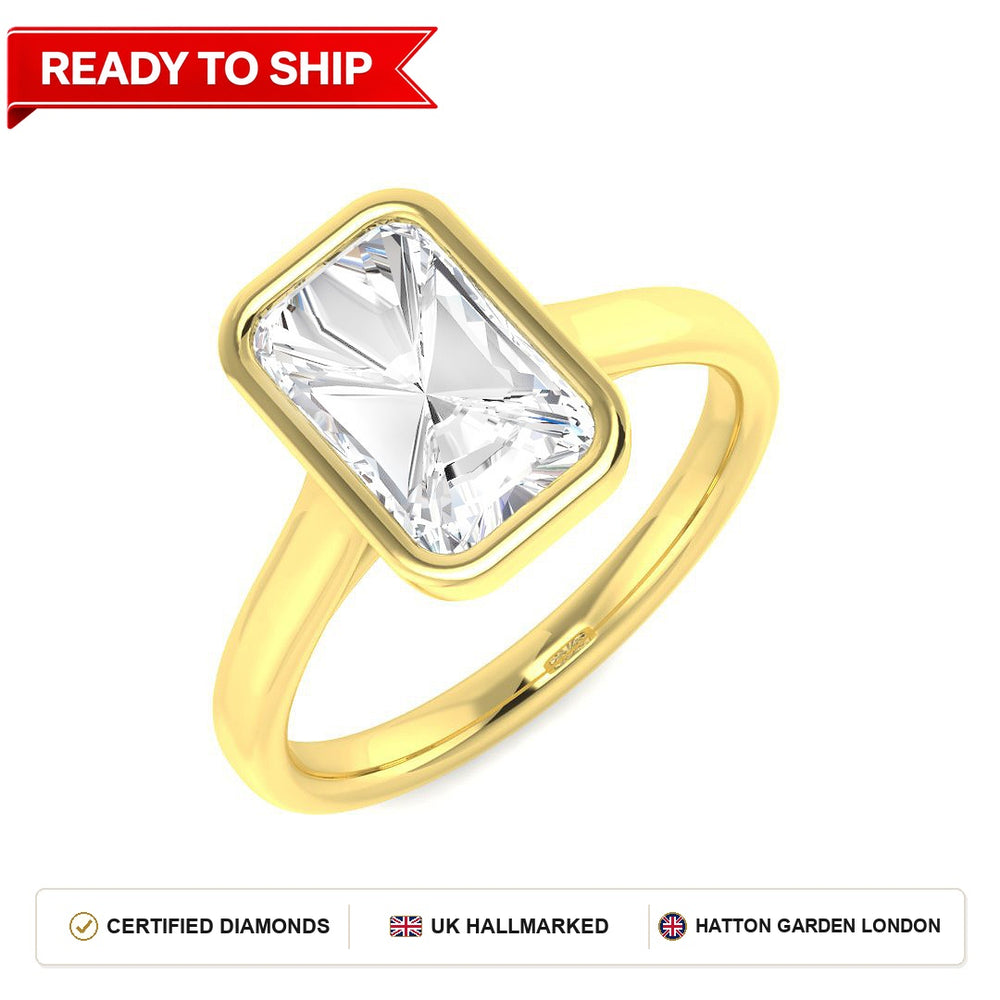 Lab grown diamond earring