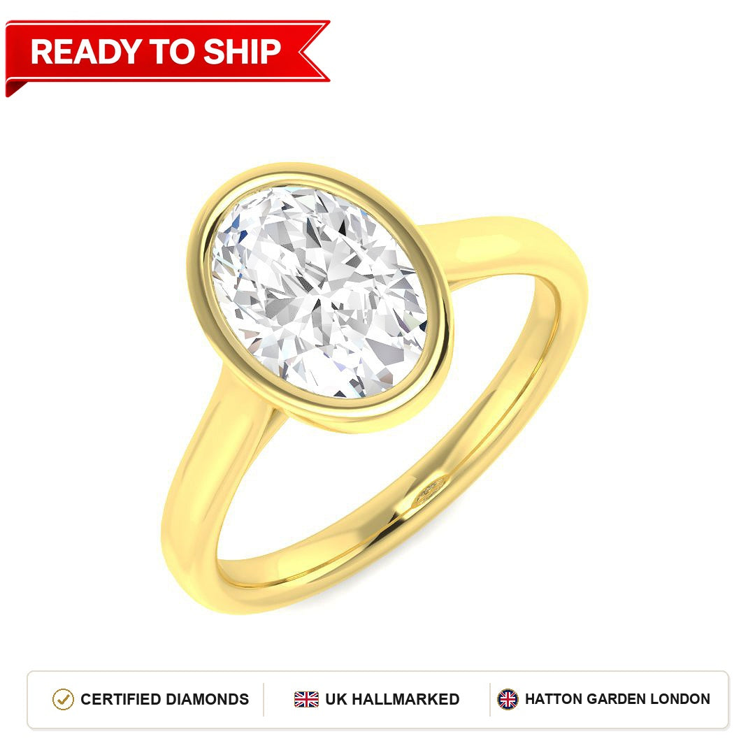 Lab grown diamond earring