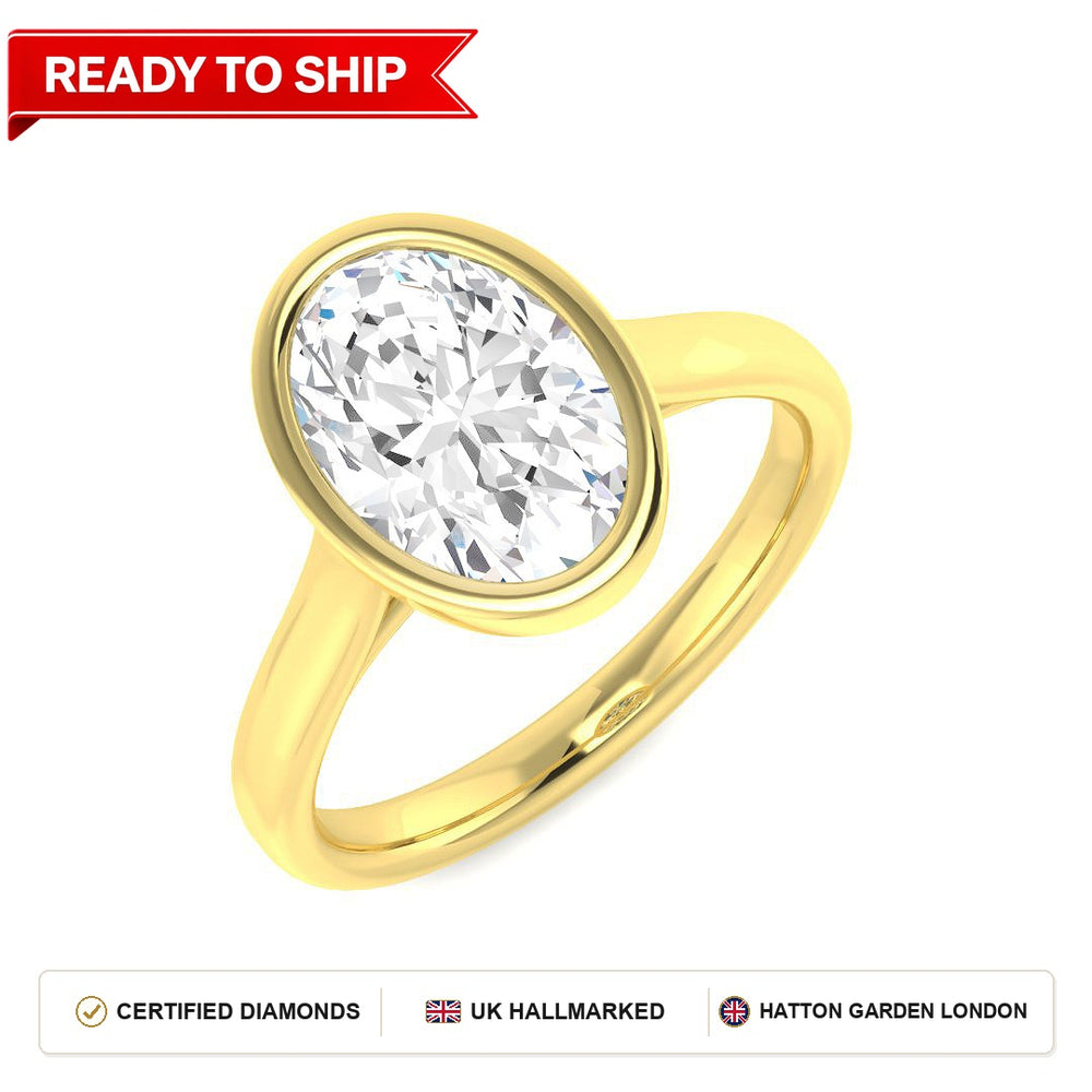 Lab grown diamond earring