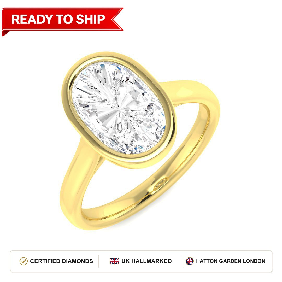 Lab grown diamond earring