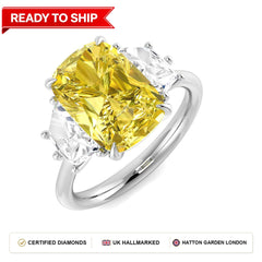 Lab grown diamond earring