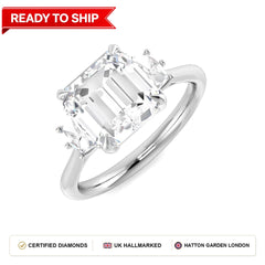 Lab grown diamond earring