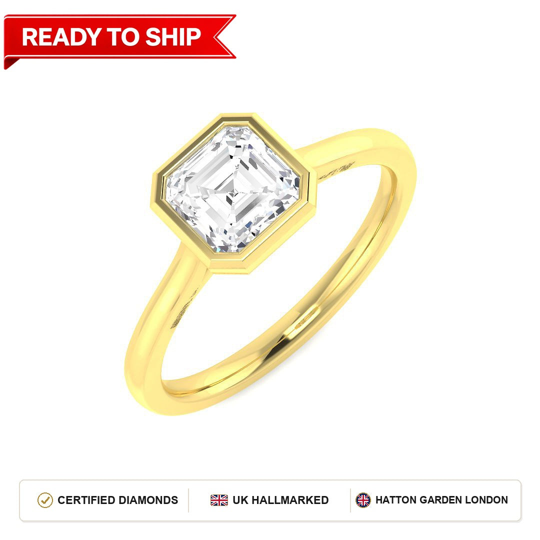Lab grown diamond earring
