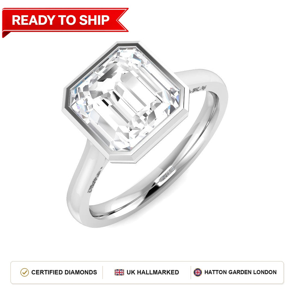 Lab grown diamond earring