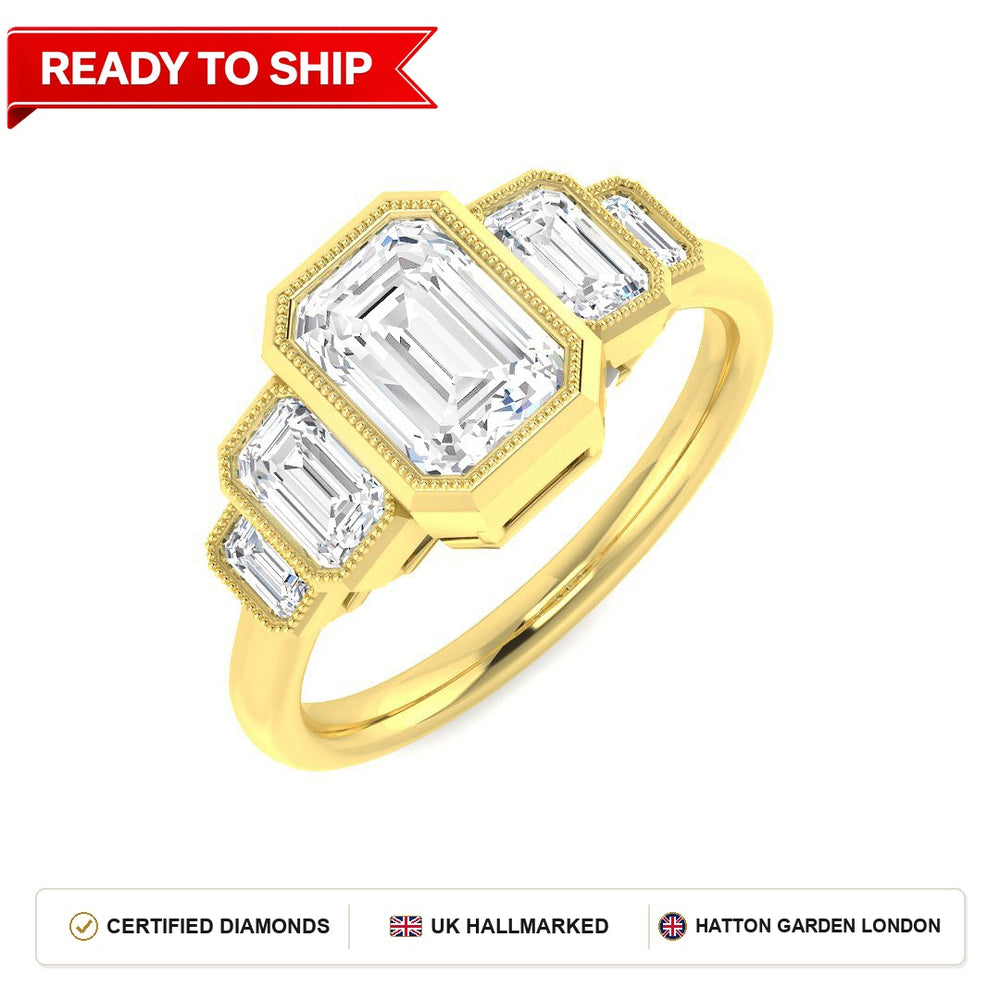 Lab grown diamond earring