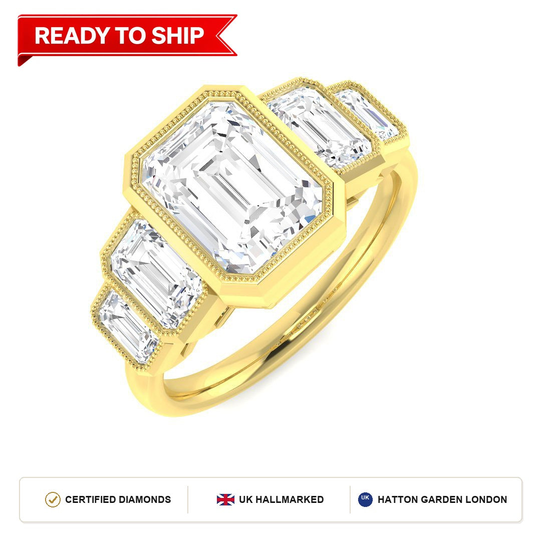 Lab grown diamond earring