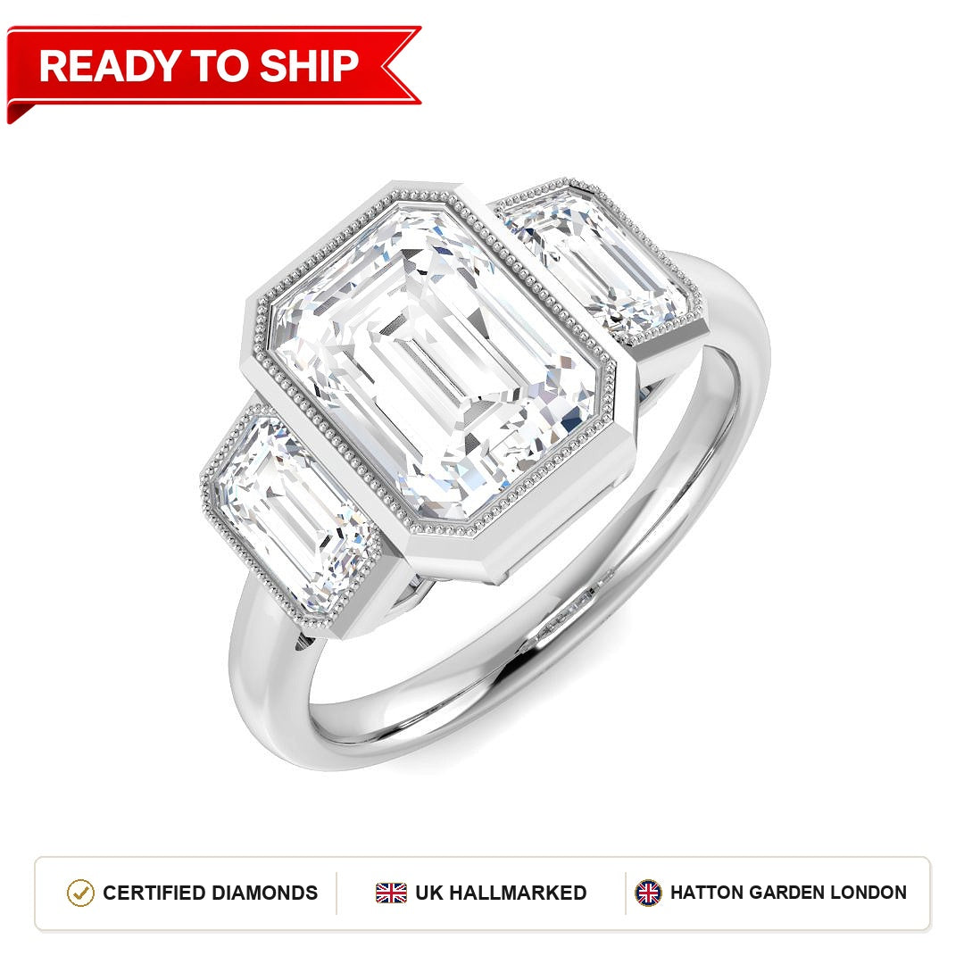 Lab grown diamond earring
