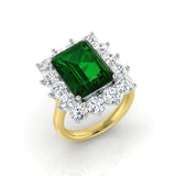 Diamond Exquikite Emerald Ring | 5.5ct - 8ct