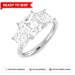 Lab grown diamond earring
