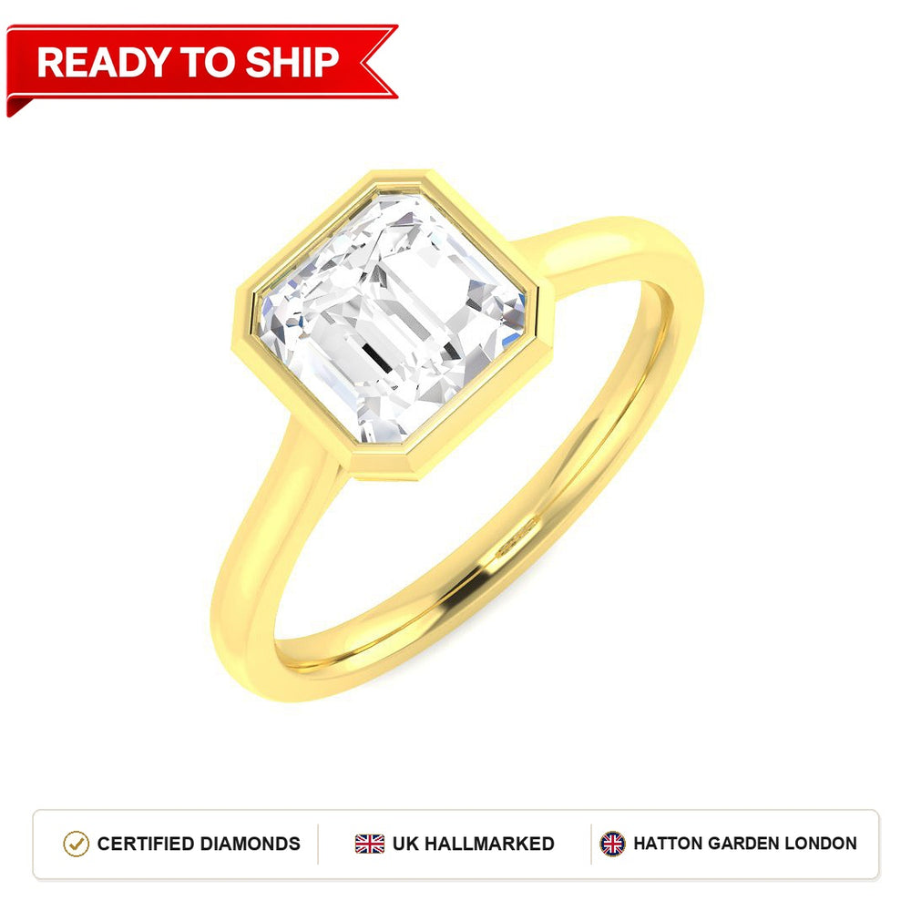 Lab grown diamond earring