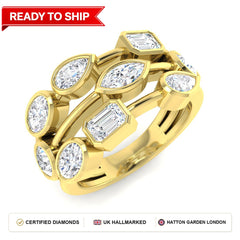 Lab grown diamond earring