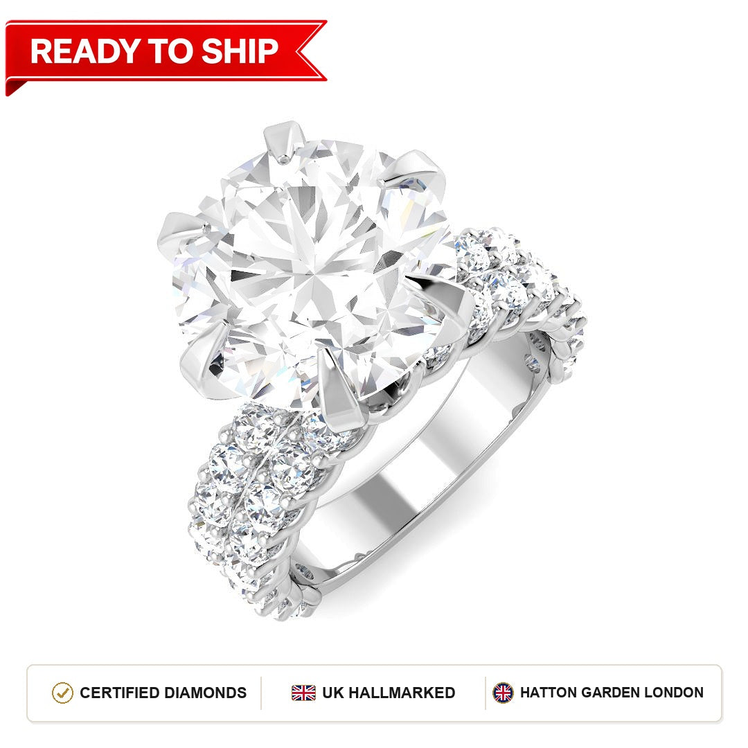 Lab grown diamond earring