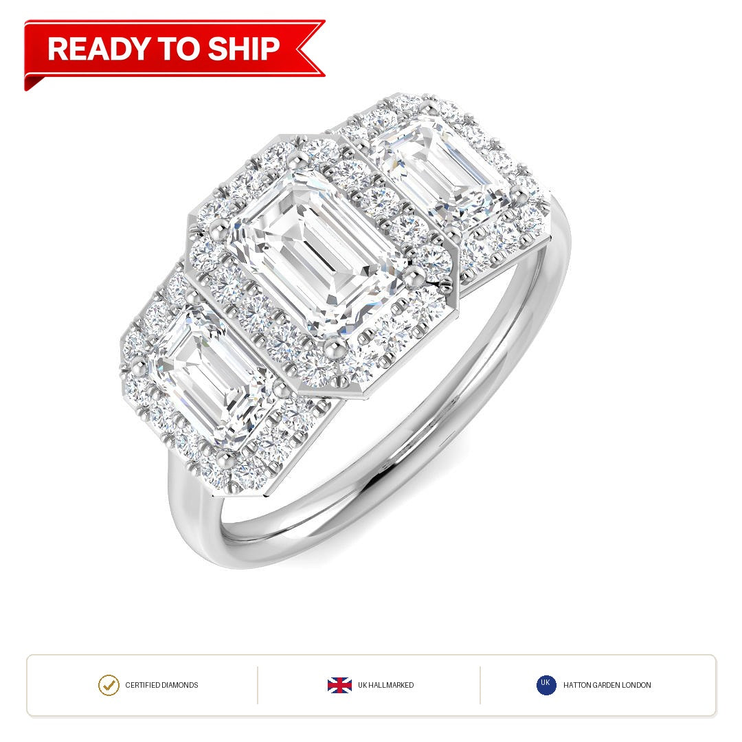 Lab grown diamond earring
