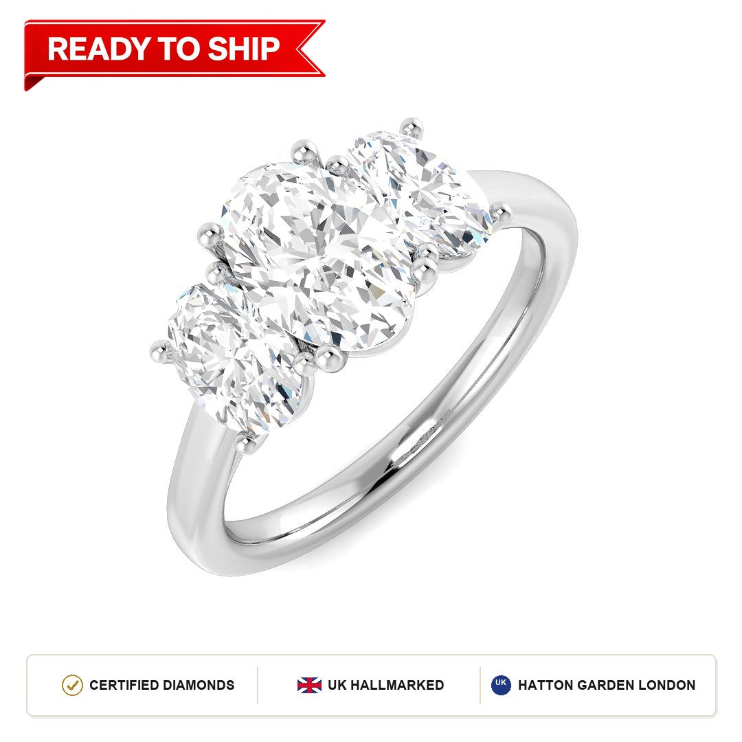 Lab grown diamond earring