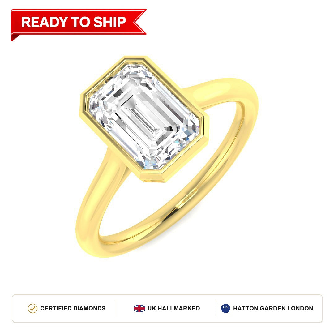 Lab grown diamond earring