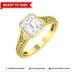 Lab grown diamond earring