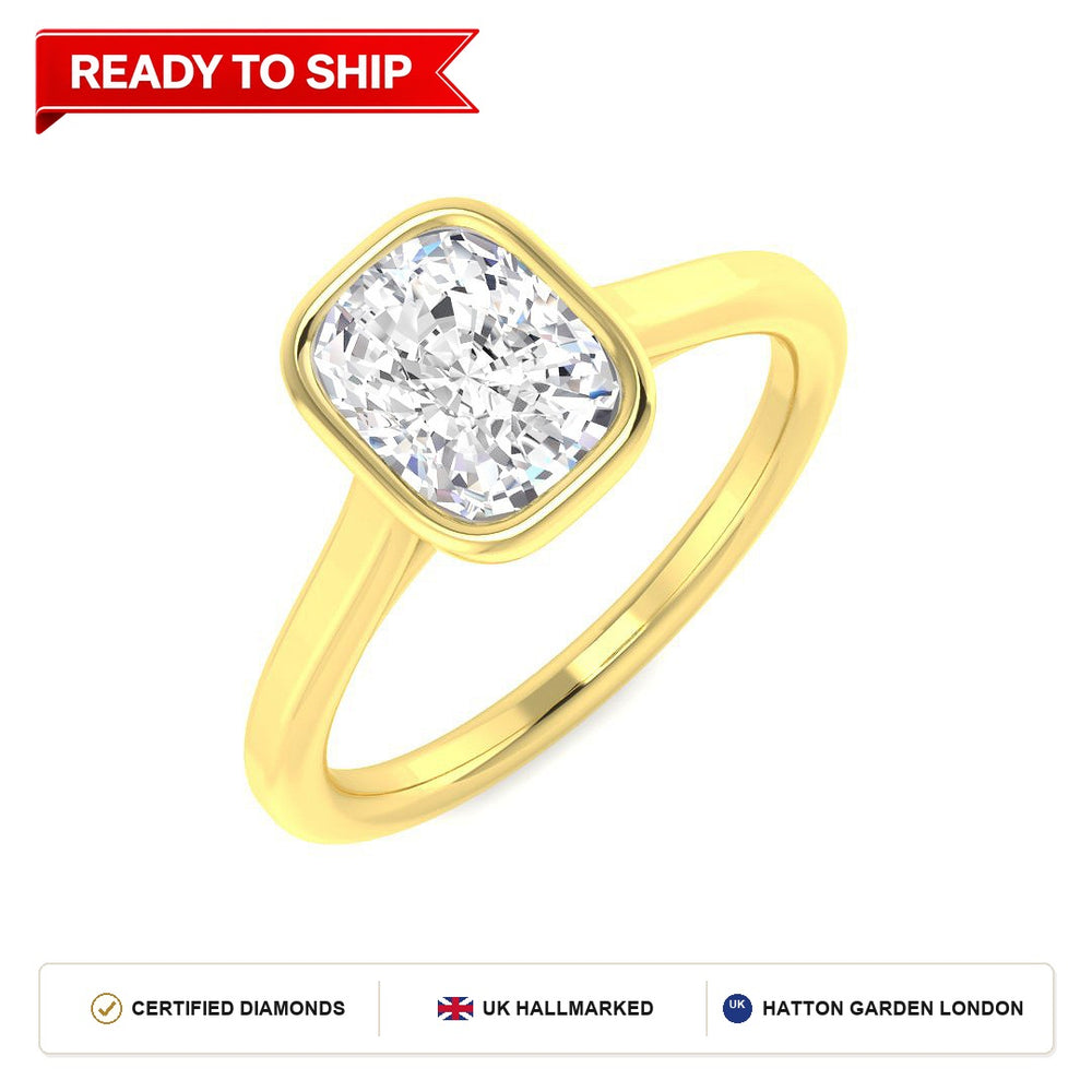 Lab grown diamond earring