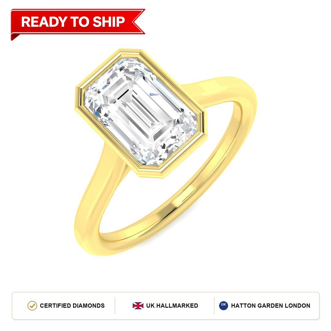 Lab grown diamond earring