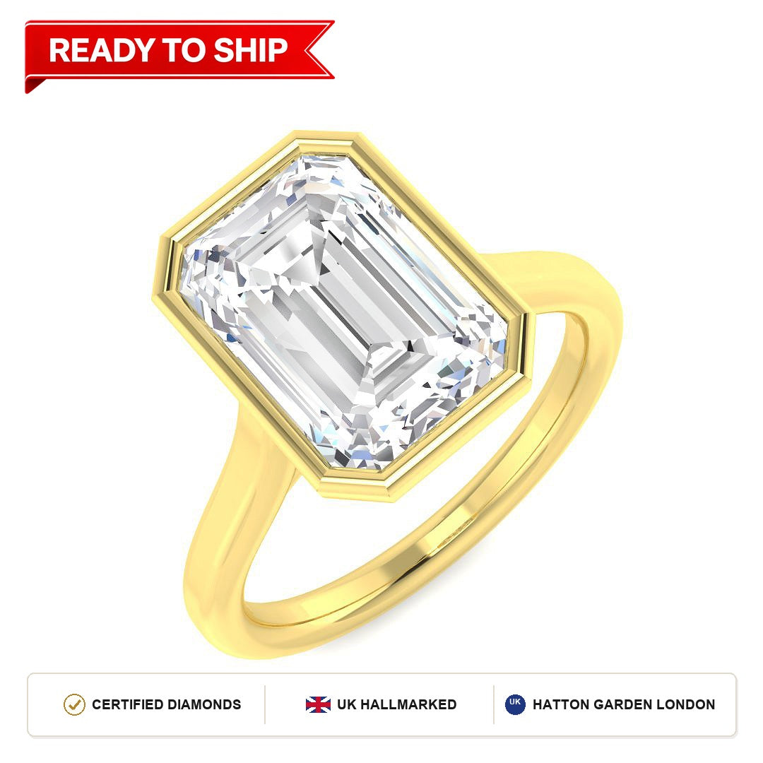 Lab grown diamond earring
