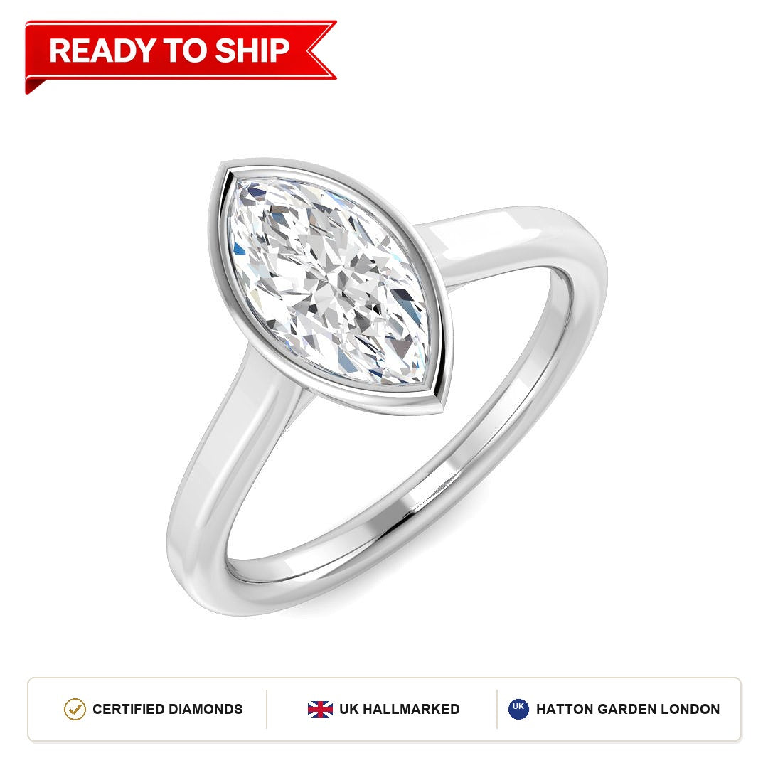 Lab grown diamond earring
