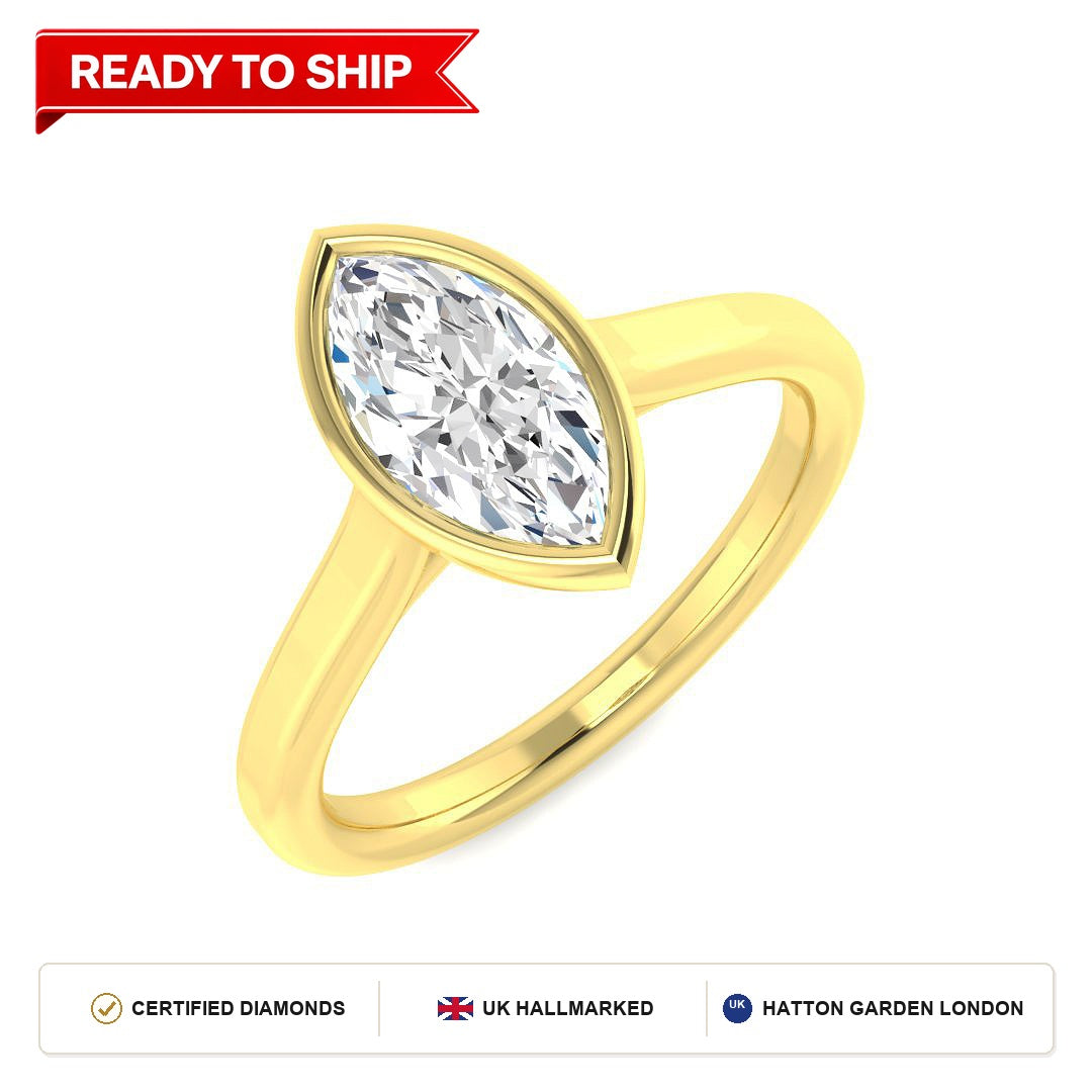 Lab grown diamond earring