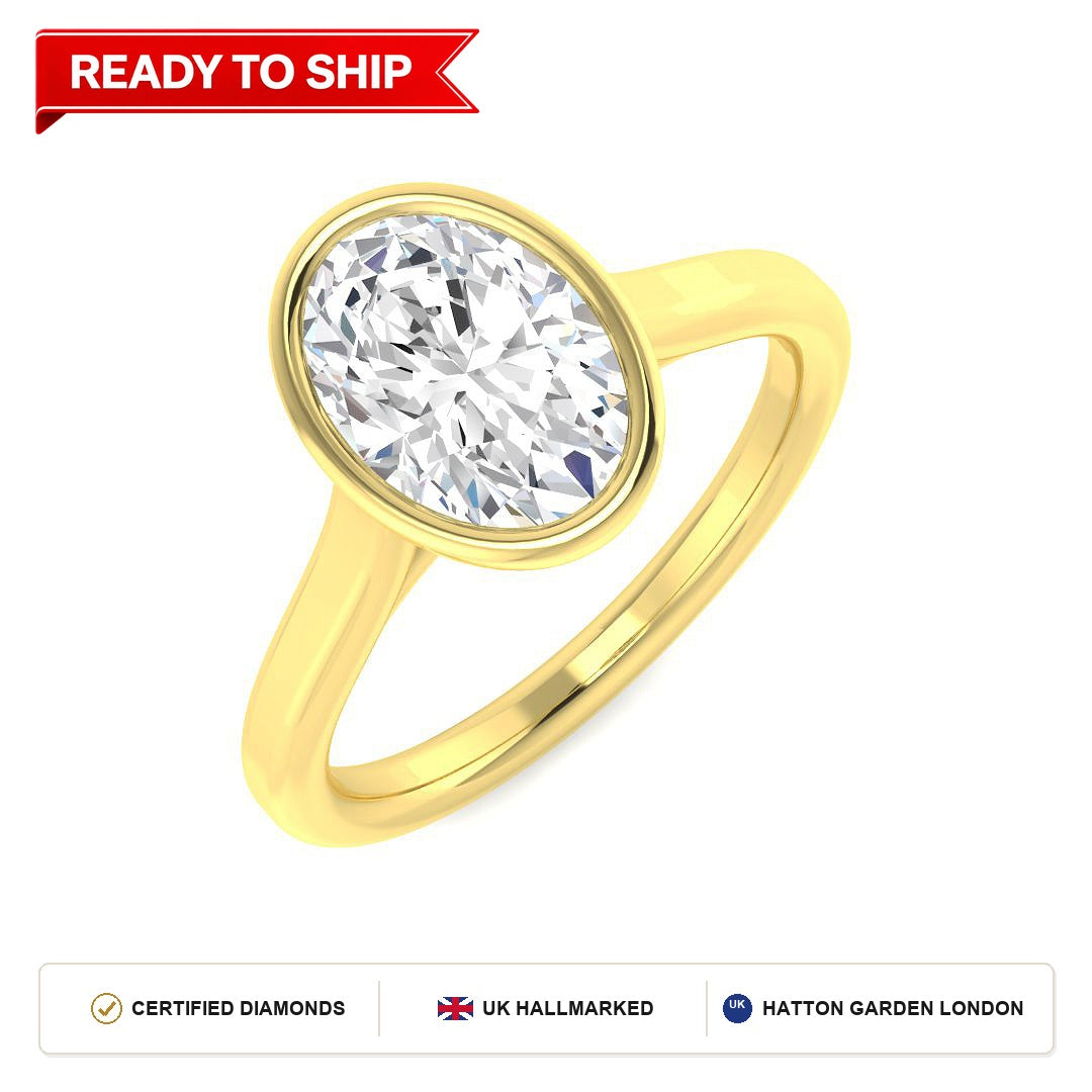 Lab grown diamond earring