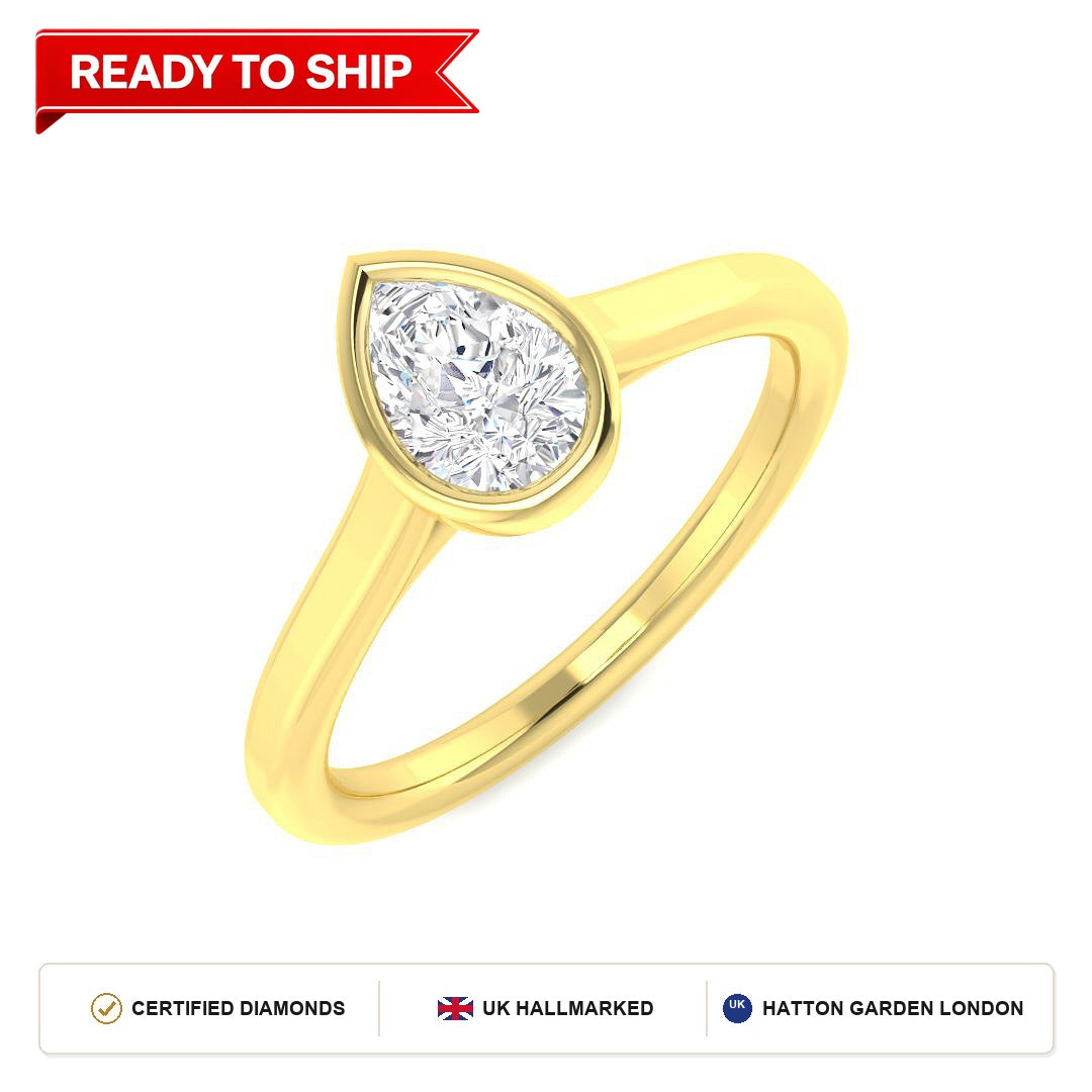 Lab grown diamond earring