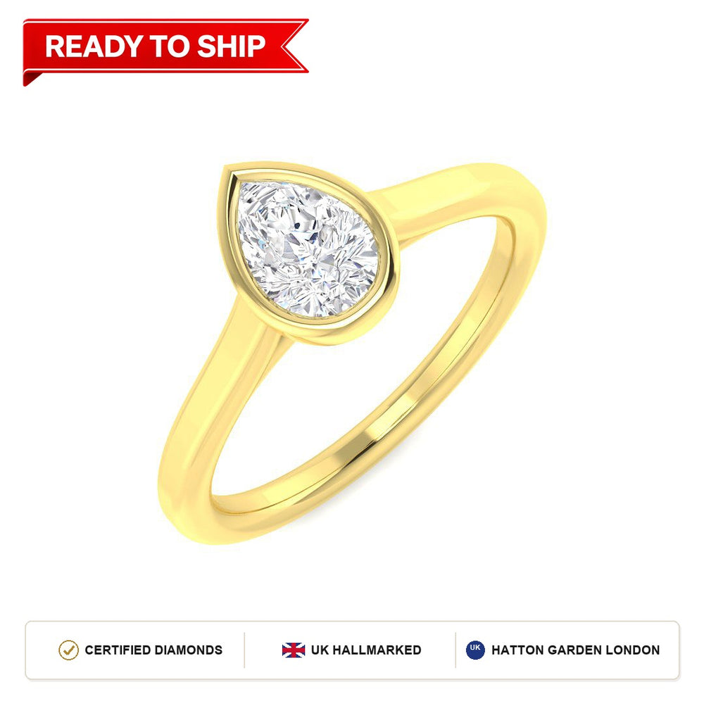 Lab grown diamond earring