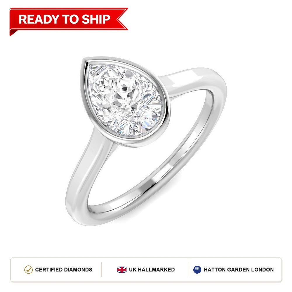 Lab grown diamond earring