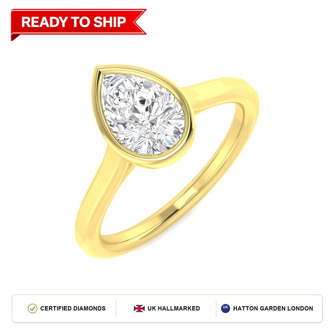 Lab grown diamond earring