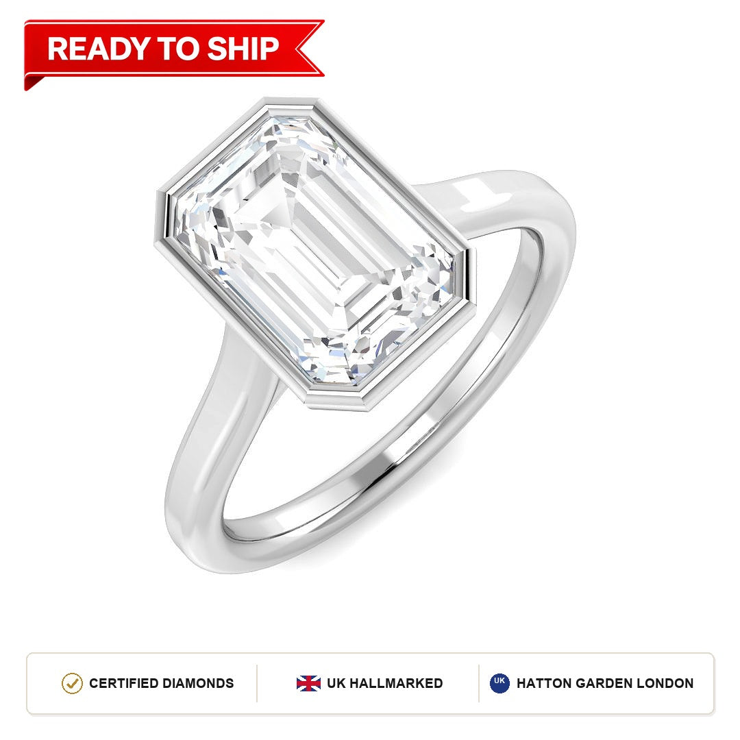 Lab grown diamond earring