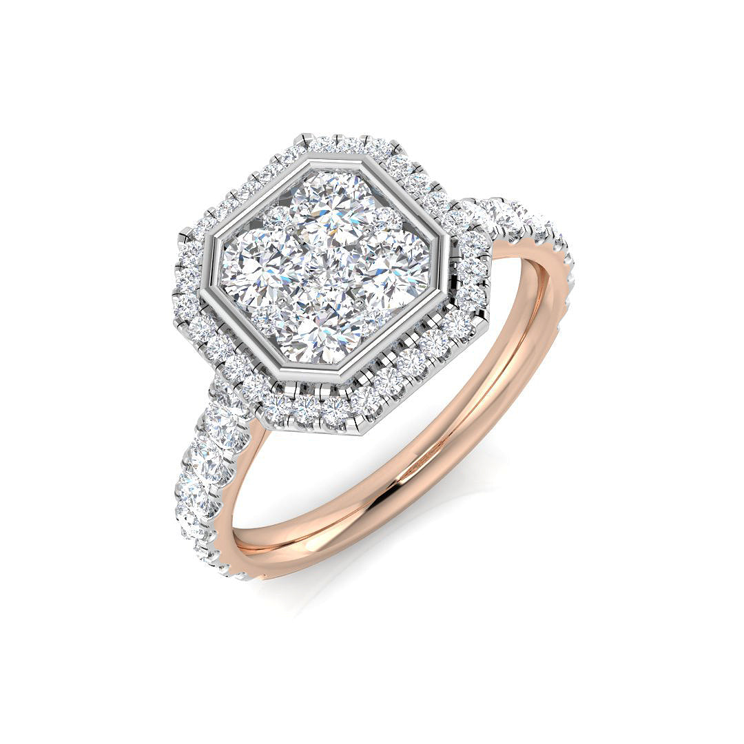 Diamond Sussex Cluster Ring | 0.33ct - 1.25ct | Lab-Grown & Natural Diamonds