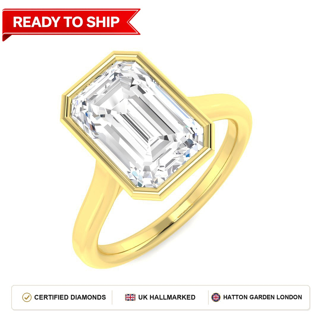Lab grown diamond earring