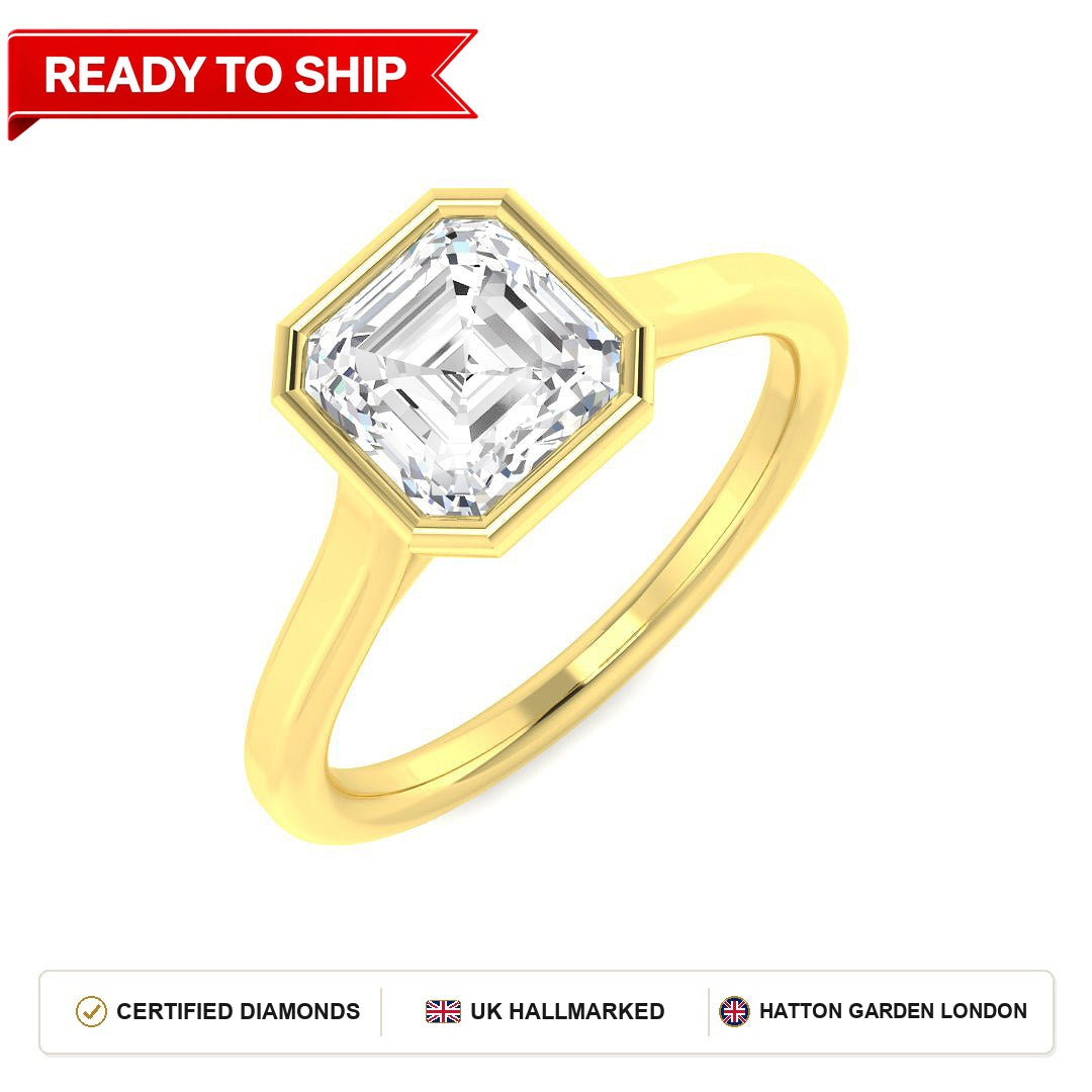 Lab grown diamond earring