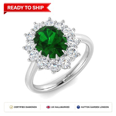 Lab grown diamond earring