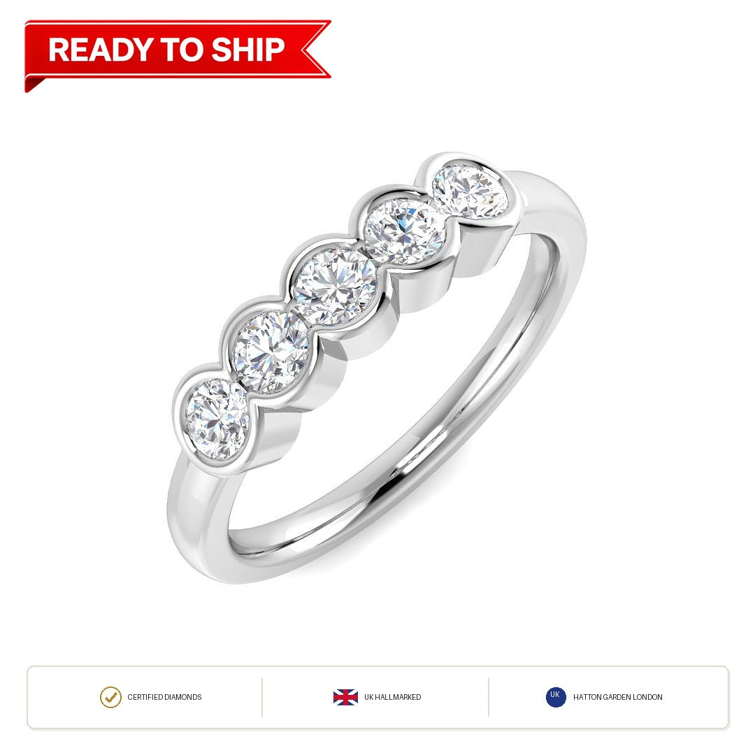 Lab grown diamond earring