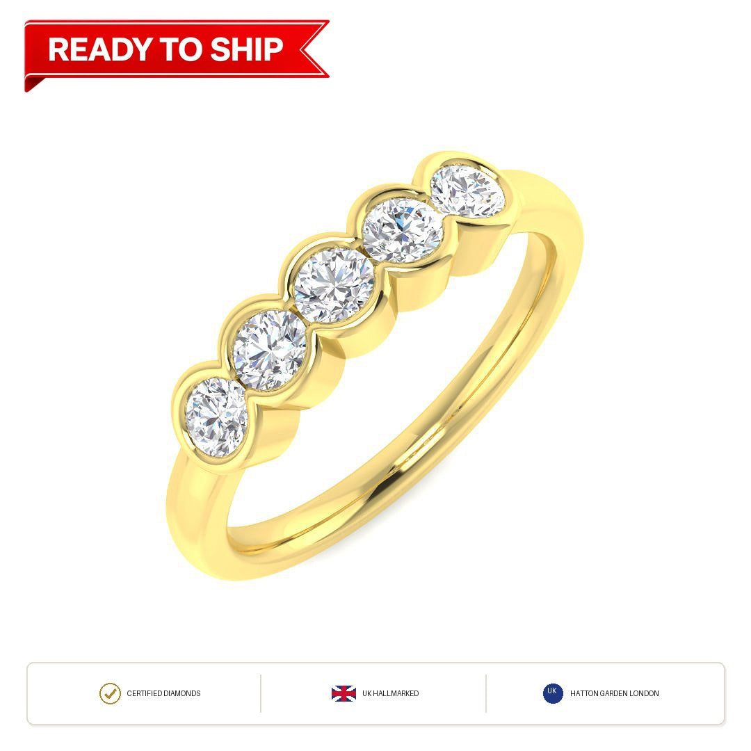 Lab grown diamond earring