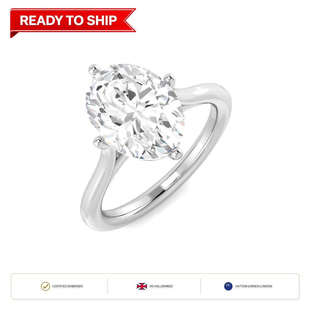 Lab grown diamond earring