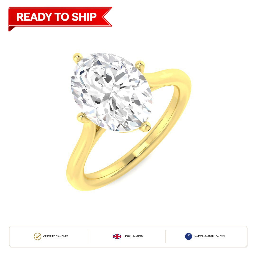 Lab grown diamond earring