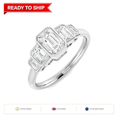 Lab grown diamond earring