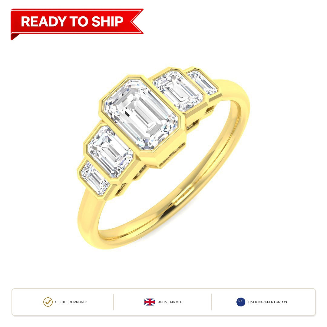 Lab grown diamond earring