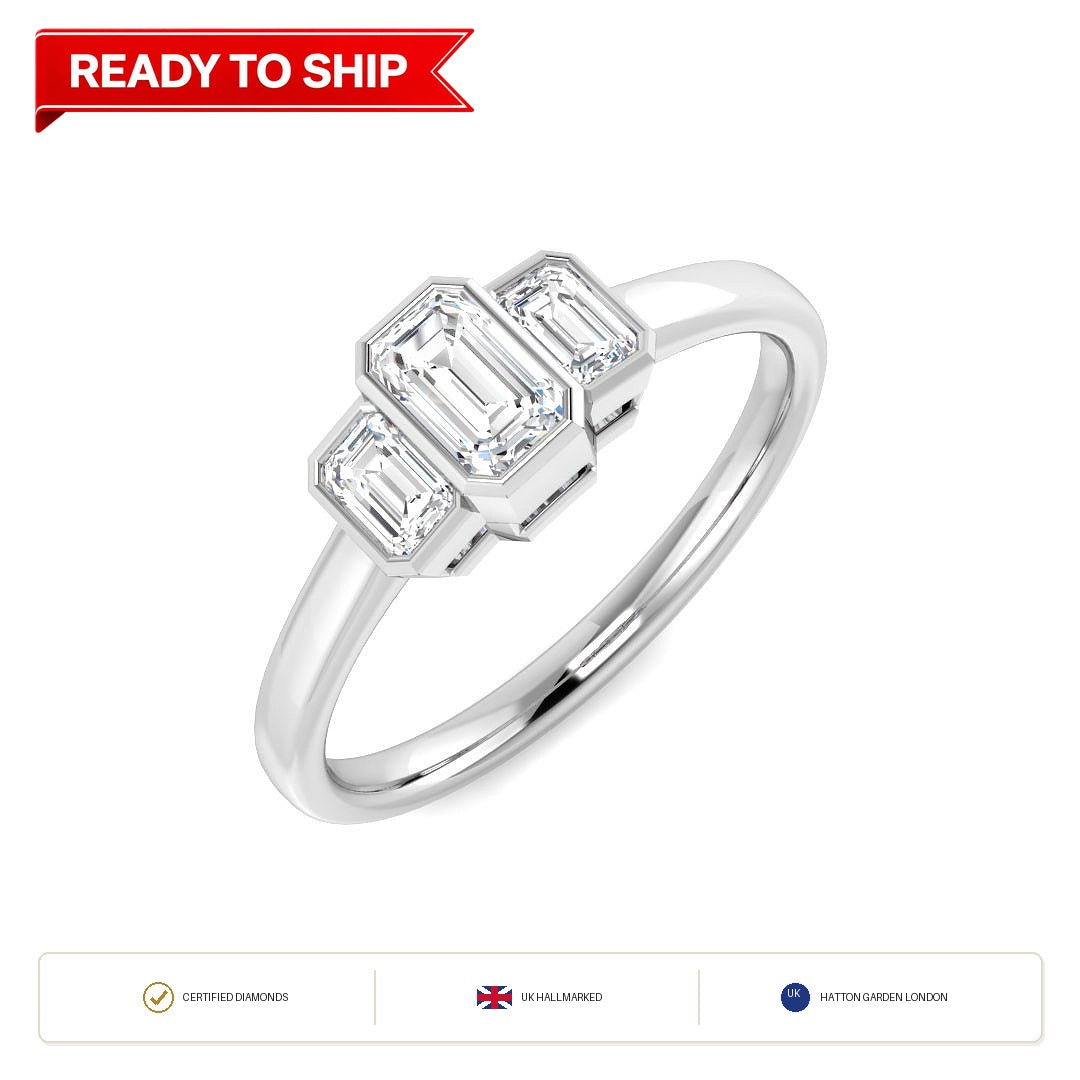 Lab grown diamond earring